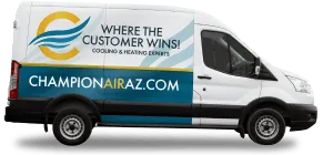 Champion Air service van