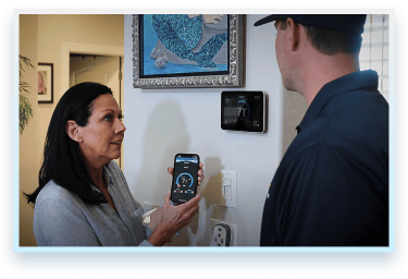 Champion Air servicing an air conditioner