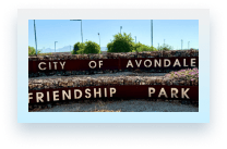 City of Avondale Friendship Park sign