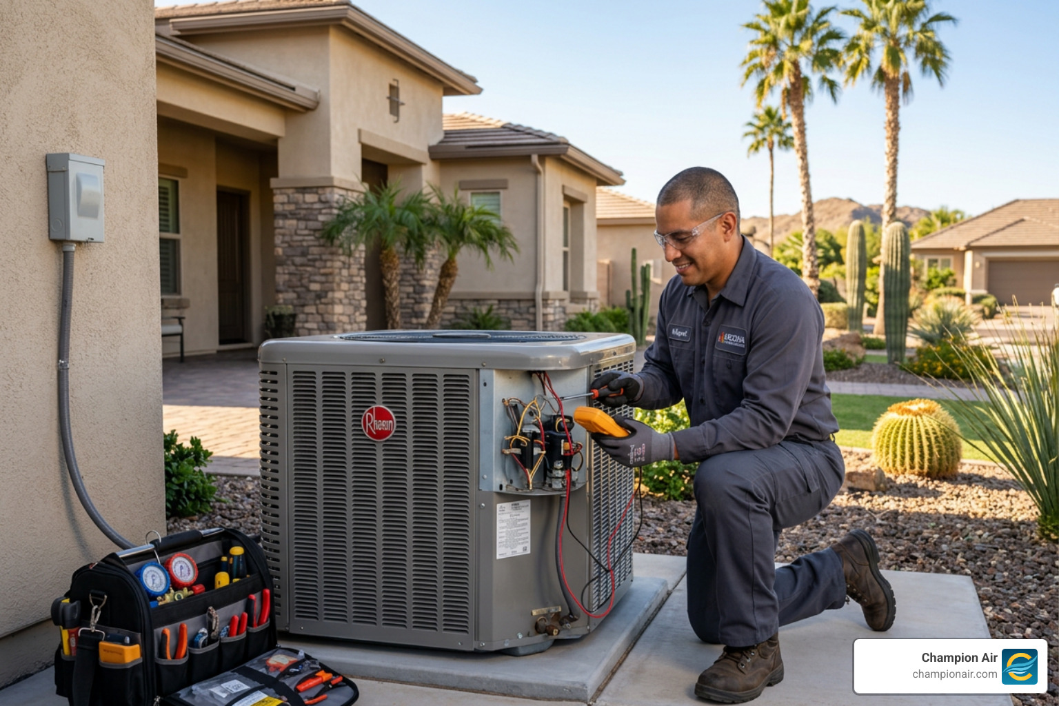 heat pump repair in mesa, az
