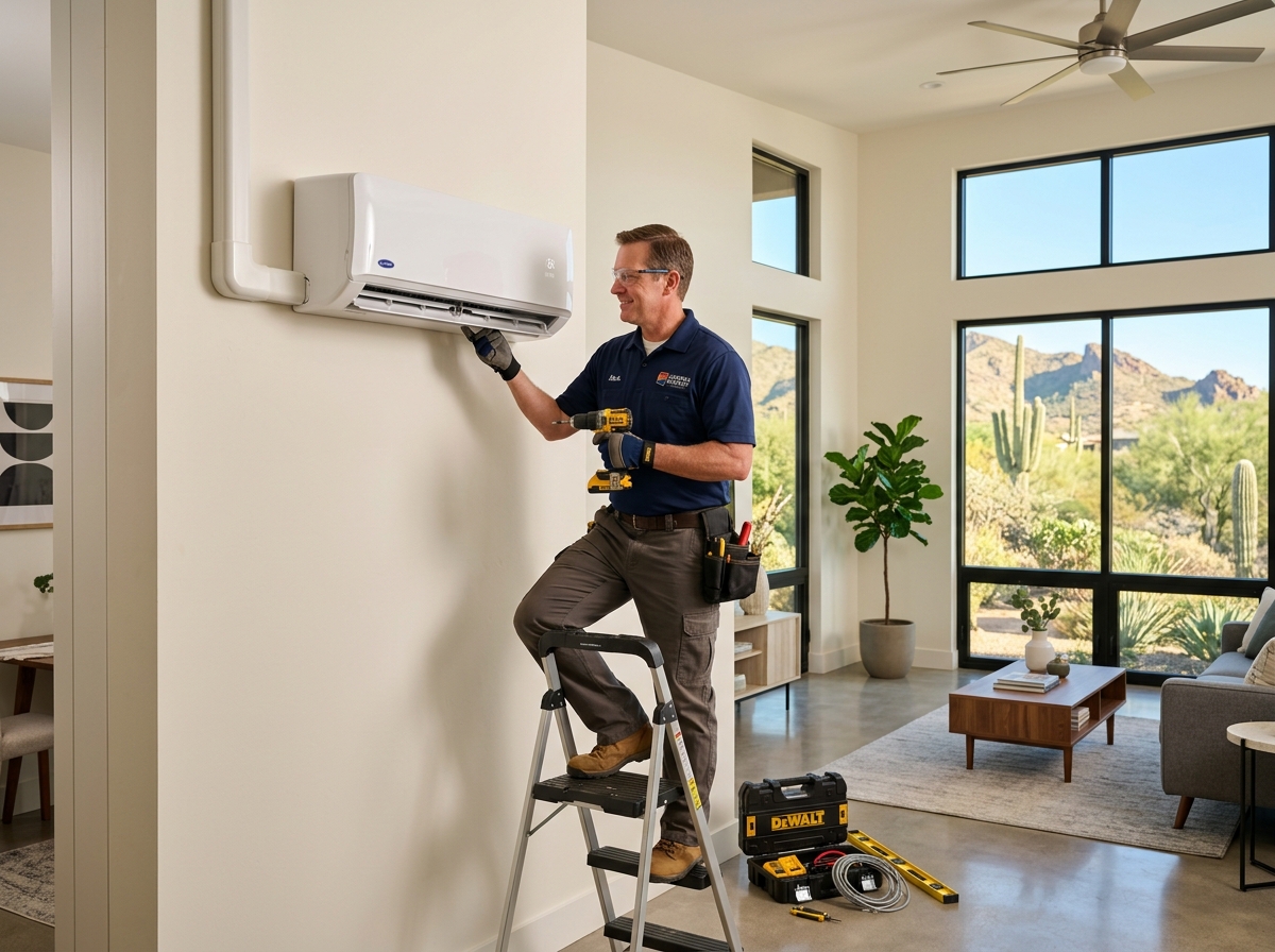 ductless ac installation in chandler, az