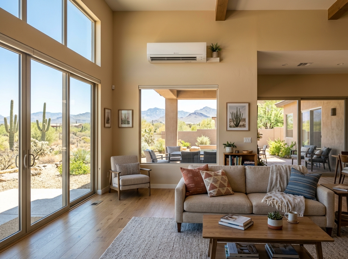 ductless ac installation in queen creek, az